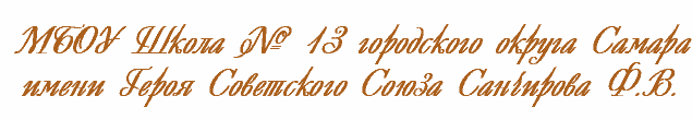 Школа №13