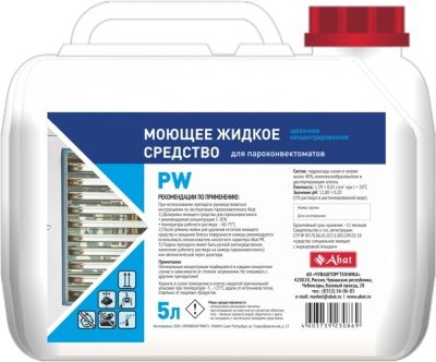 Моющее средство Abat PW, 5 л, жидкое щелочное концентированное моющее средство для ПКА