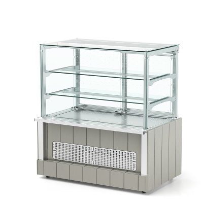 Витрина кондитерская холодильная закрытая (2 полки) RSK12CS Kids 1105x725x1155(450)мм Capital Kids REFETTORIO