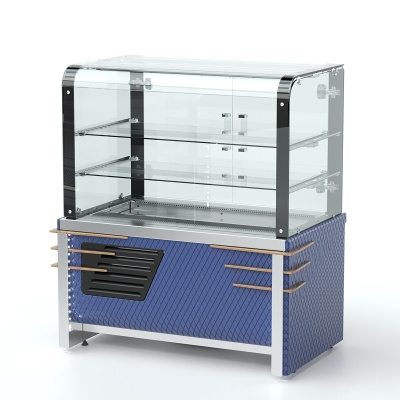Витрина кондитерская холодильная закрытая (2 полки) RC31A Case 805х700х1320(630)мм REFETTORIO