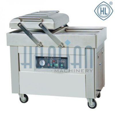 Вакуум-упаковочная машина HUALIAN DZQ-400/2SB, вариант Эко, напольная двухкамерная