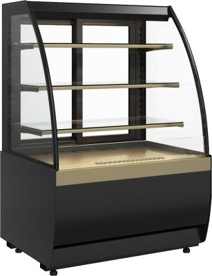 Витрина холодильная Carboma K70 VM 0,9-2 STANDARD открытая, паттерн 0110 Мариель