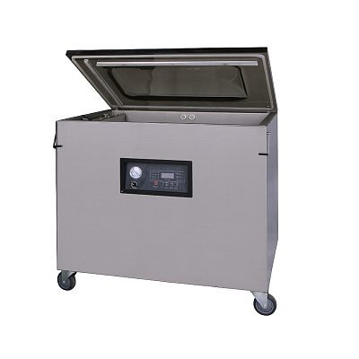 Вакуум-упаковочная машина HUALIAN DZQ-1100/2L SS, напольная однокамерная