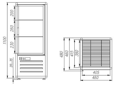 Шкаф кондитерский R120C Carboma