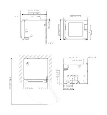 Печь конвекционная UNOX XEFR-06EU-ETLV