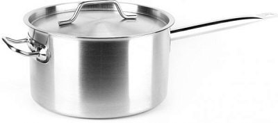 Сотейник нерж с тройным дном 180х110мм объем 2,8L с 1 ручкой Viatto 101614