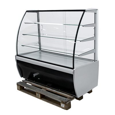 Витрина холодильная Carboma K70 VM 1,3-1 LIGHT (версия 2.0) (цвет по схеме стандарт)