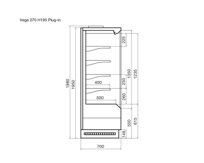 Vega 070 H195 Plug-in 250