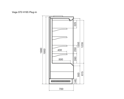 Vega 070 H195 Plug-in 250