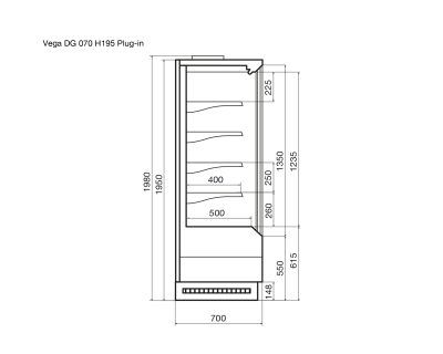 Vega DG 070 H195 Plug-in 190