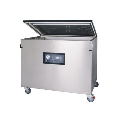 Напольная однокамерная вакуум-упаковочная машина Hualian DZ-1000/2L SS, нерж.