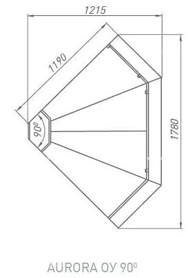 Витрина холодильная Aurora	 SQ ОУ