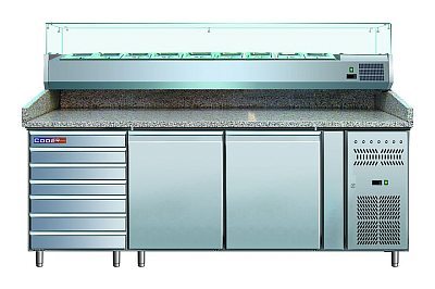 Стол для пиццы COOLEQ PZ2610TN-VRX380 (2025x800x1240 мм)