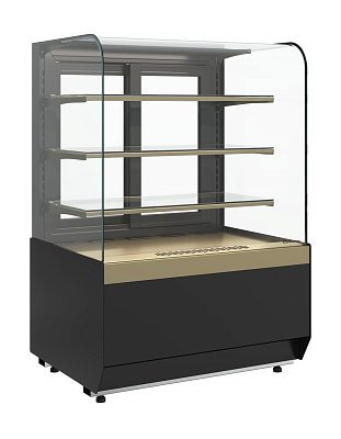 Витрина холодильная Carboma KR70 VM 1,3-1 LIGHT (цвет по схеме стандарт)