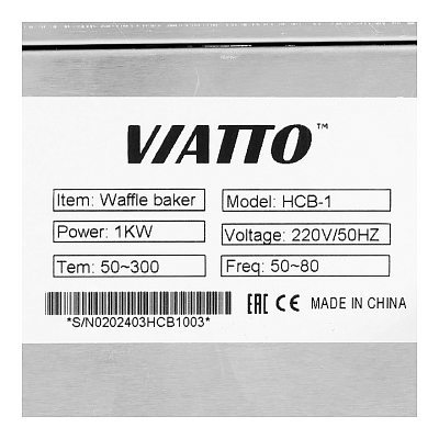 Вафельница VIATTO HCB-1