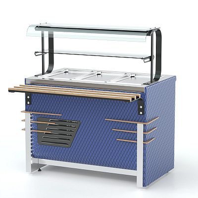 Прилавок холодильный RC13A Case 1505x700x1320(860) h=20мм REFETTORIO