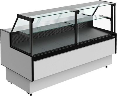 Витрина холодильная Carboma GC95 SM 1,8-1 с боковинами (версия 2.0) (9006-9005)