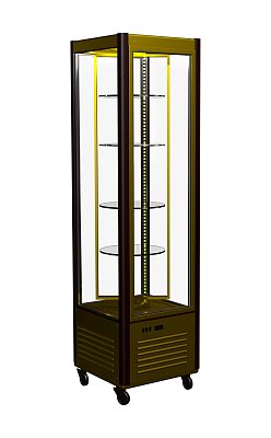 Витрина кондитерская Carboma D4 VM 400-2 (R400Cвр Люкс) (0430 INOX)
