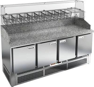 стол охлаждаемый для пиццы hicold pze3-1111/sn