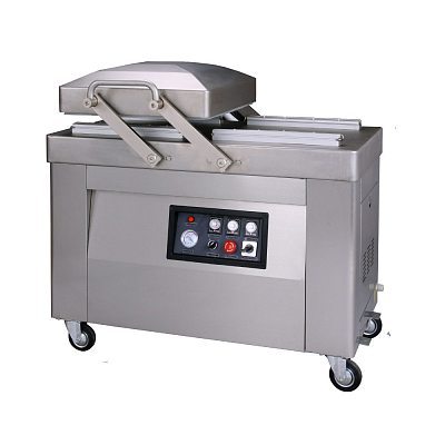 Эко Напольная двухкамерная вакуум-упаковочная машина Hualian DZQ-600/2SB, нерж., газ